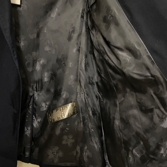 NWTTed Baker Oversized Blue Arval Relaxed Peaked Lapel Db Blazer - Size 8 - Picture 14 of 16